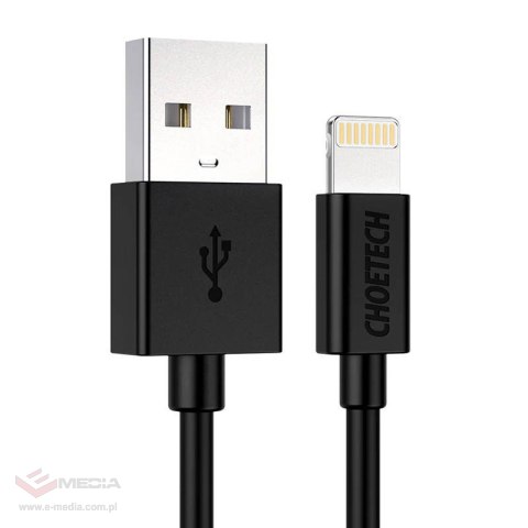 Kabel USB do Lightning Choetech IP0026, MFi, 1.2m (czarny)