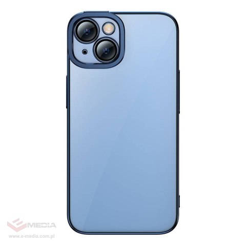 Zestaw ochronny BASEUS Glitter do iPhone 14 Plus (niebieski)