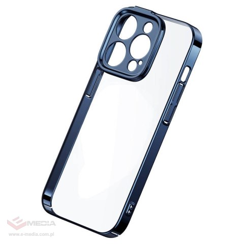 Zestaw ochronny BASEUS Glitter do iPhone 14 Pro Max (niebieski)