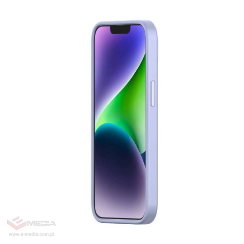 Zestaw ochronny BASEUS Liquid Silica Gel iPhone 14 Plus (lawendowe)