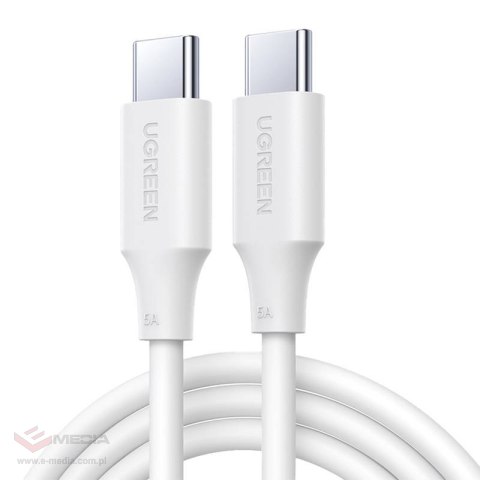 Kabel USB-C do USB-C UGREEN 15172 1m (biały)