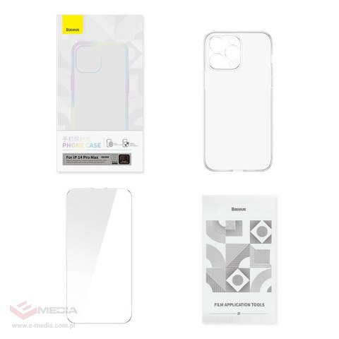 Zestaw ochronny BASEUS Corning iPhone 14 Pro Max (przezroczysty)