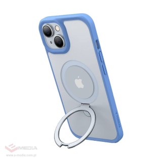 Etui TORRAS UPRO Ostand Matte iPhone 15 (granatowe)