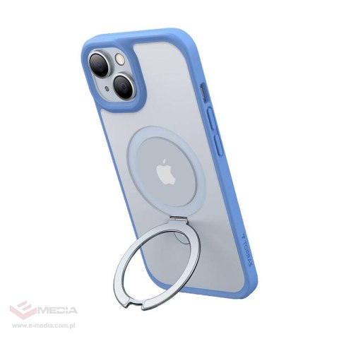 Etui TORRAS UPRO Ostand Matte iPhone 15 (granatowe)