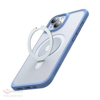 Etui TORRAS UPRO Ostand Matte iPhone 15 (granatowe)