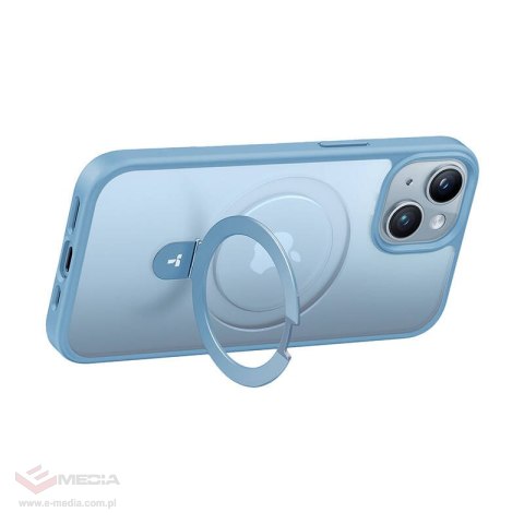 Etui TORRAS UPRO Ostand Matte iPhone 15 (granatowe)