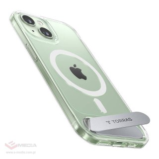 Etui TORRAS UPRO Pstand iPhone 15 z podstawką (przezroczyste)