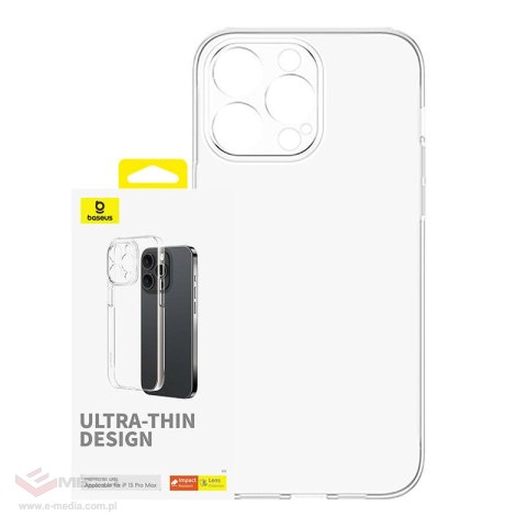 Etui BASEUS OS-Lucent Series iPhone 15 Pro Max (przezroczyste)