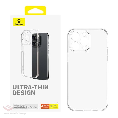 Etui BASEUS OS-Lucent Series iPhone 15 Pro Max (przezroczyste)