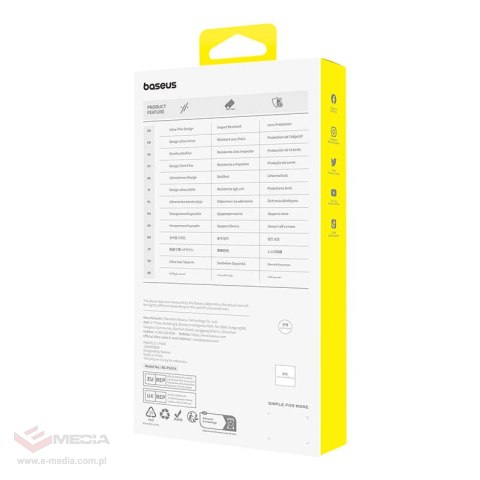 Etui BASEUS OS-Lucent Series iPhone 15 Pro Max (przezroczyste)