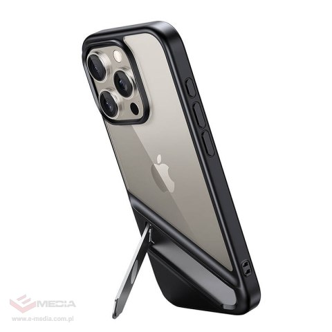 Etui ze stojakiem UGREEN LP740 iPhone 15 Pro Max (czarne)