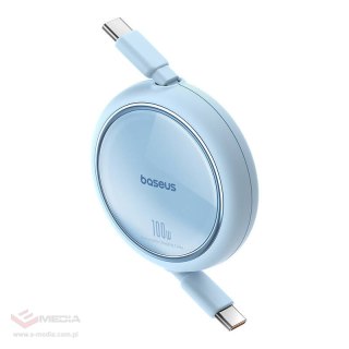 Kabel USB-C do USB-C Baseus Free2Draw, PD, 100W, 1m (niebieski)