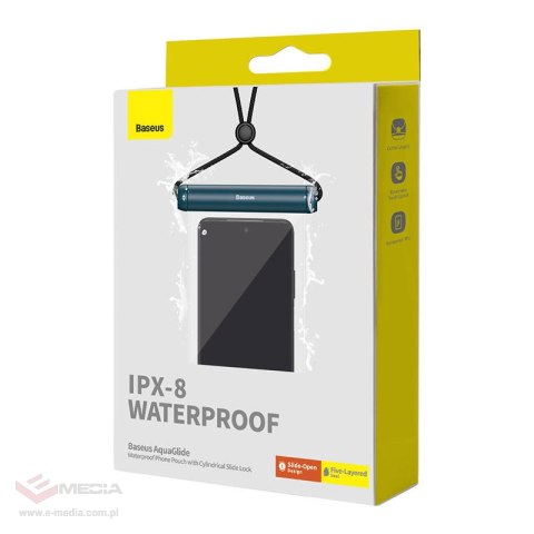 Etui wodoodporne BASEUS AquaGlide IPX8 7.2" (niebieskie)