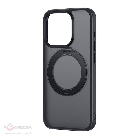 Zestaw ochronny BASEUS SkyRing Magnetic iPhone 15 Pro (czarny)