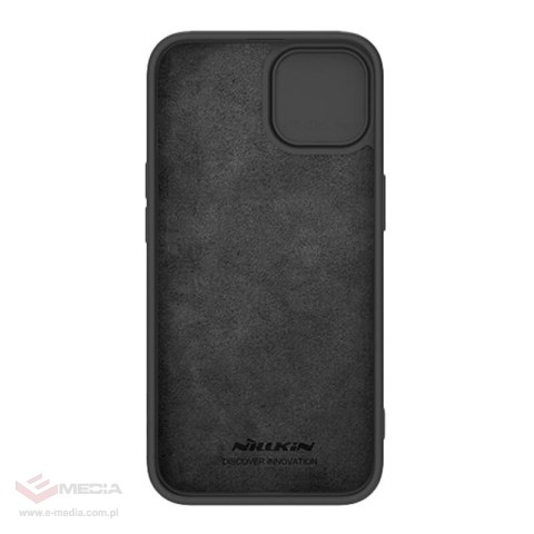 Etui NILLKIN CamShield Silky Silicone iPhone 15 Plus (czarne)