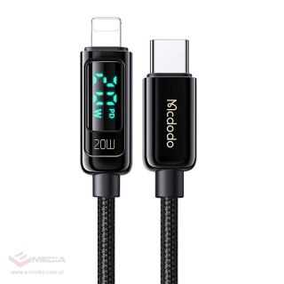 Kabel MCDODO CA-8810 USB-C-Lightning 1.2m (czarny)
