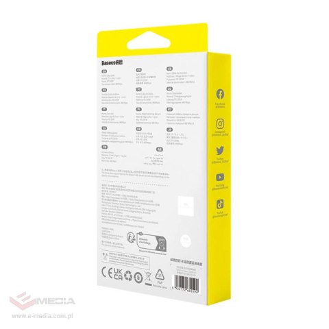 Kabel USB-C do USB-C Baseus Tungsten Gold, 100W, 1m (niebieski)