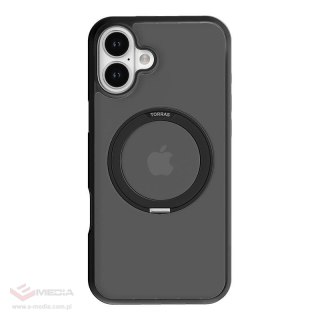 Etui TORRAS Ostand Pro iPhone 16 Plus (czarne)