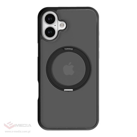 Etui TORRAS Ostand Pro iPhone 16 Plus (czarne)