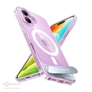 Etui TORRAS Pstand Series do iPhone 16 Plus (przezroczyste)