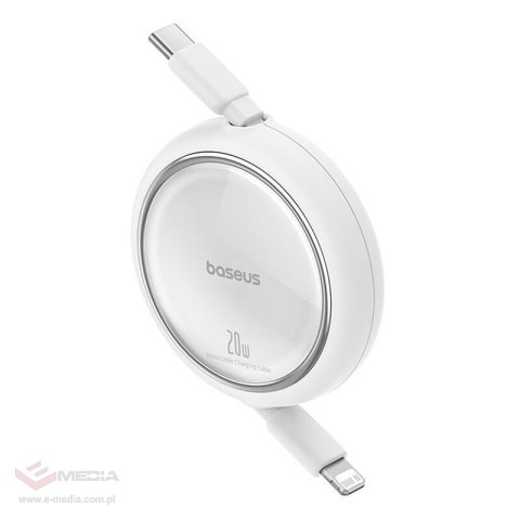 Kabel USB Baseus Free2Pull USB-C do iP 20W 1m (biały)