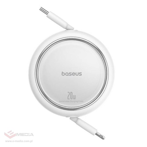 Kabel USB Baseus Free2Pull USB-C do iP 20W 1m (biały)