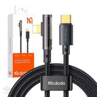 Kabel MCDODO CA-3390 USB-C-Lightning 1.2m 36W kątowy (czarny)