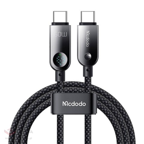 Kabel MCDODO CA-4780 USB-C-USB-C 1.2m 60W (czarny)