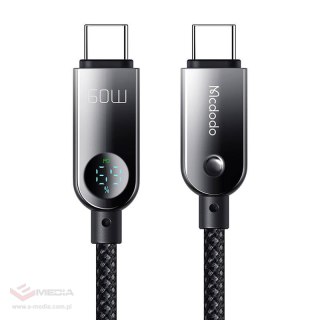 Kabel MCDODO CA-4780 USB-C-USB-C 1.2m 60W (czarny)