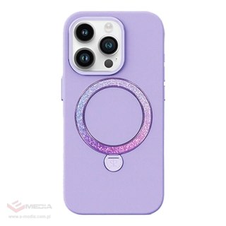 Etui JOYROOM PN-15L2 Dancing Circle iPhone 15 Pro (fioletowe)