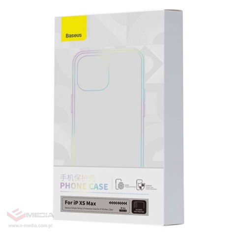 Etui BASEUS Simple iPhone XS Max (przezroczyste)