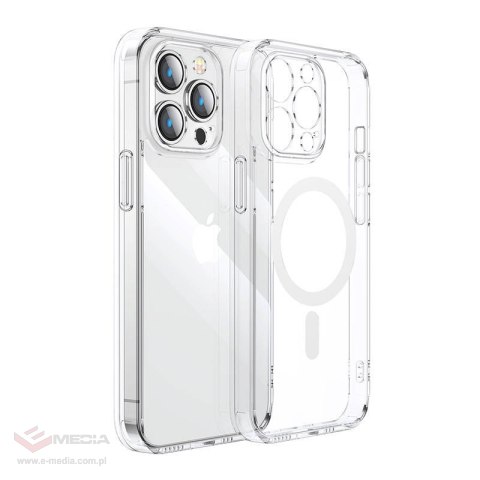 Etui magnetyczne JOYROOM JR-14D7 do iPhone 14 Plus (przezroczyste)