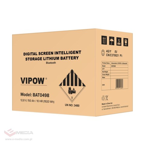 Akumulator żelowy LiFePO4 bluetooth 150Ah Akumulator żelowy LiFePO4 bluetooth 150Ah
