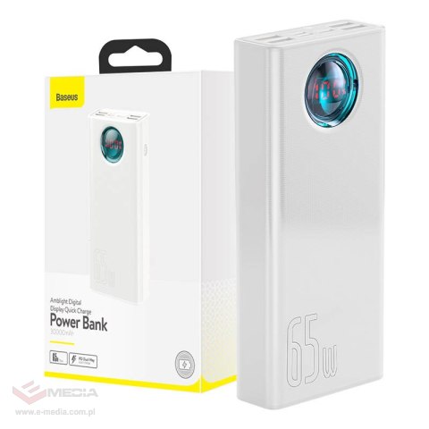 Powerbank BASEUS Amblight 30000mAh 65W (biały)