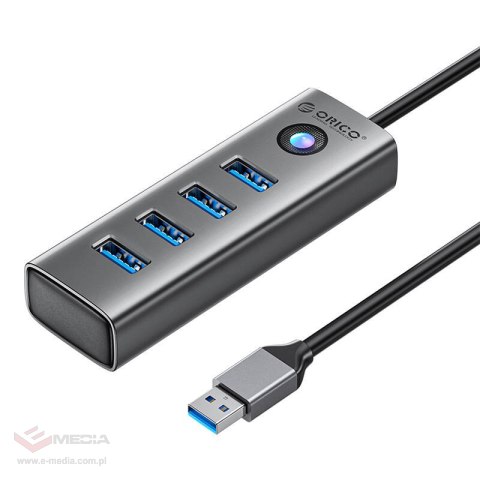 Hub USB ORICO PDD4U 4-portowy (szary)