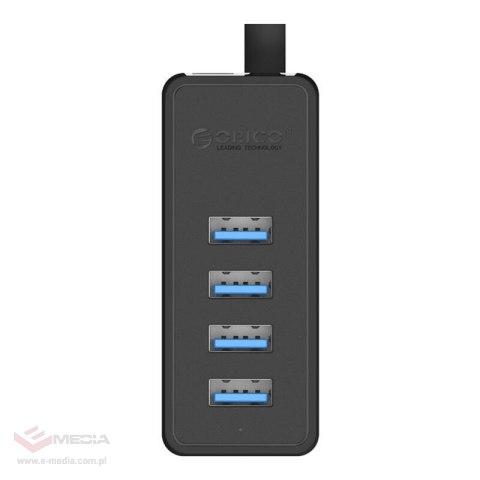 Hub USB ORICO W5P-100 4-portowy (czarny)