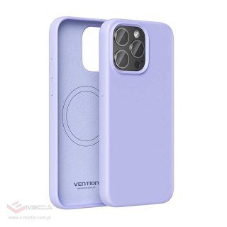 Etui silikonowe VENTION KUFV0-30 do iPhone 15 Pro (fioletowe)