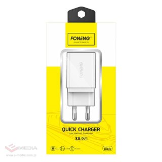 Ładowarka sieciowa FONENG K300 18W 1xUSB-A (biała)