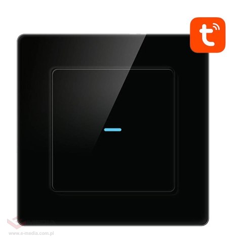 Włącznik światła AVATTO N-TS10-B1 Wi-Fi 1-kanałowy (czarny)