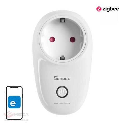 Inteligentne Gniazdko ZigBee Sonoff S26R2ZBTPF S26 (Typ F)