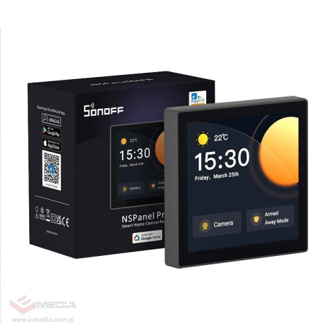 Panel sterowania SONOFF NSPanel Pro Wi-Fi BT ZigBee (czarny)
