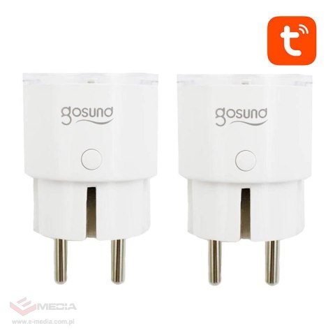 Gniazdko smart GOSUND SP111 16A 3680W Wi-Fi Tuya 2-pak