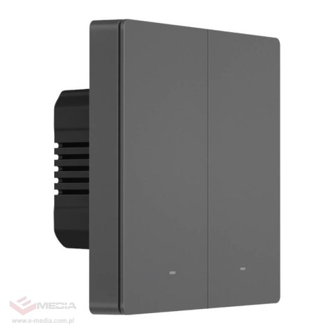 Włącznik światła SONOFF M5 2C Wi-Fi 2-kanałowy (szary)