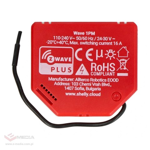 Przekaźnik Z-Wave SHELLY Qubino Wave1PM 1-kanałowy