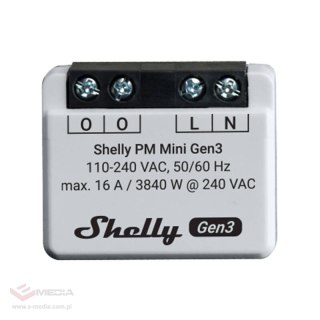 Sterownik SHELLY PM Mini Gen3 Wi-Fi/Bluetooth 2szt