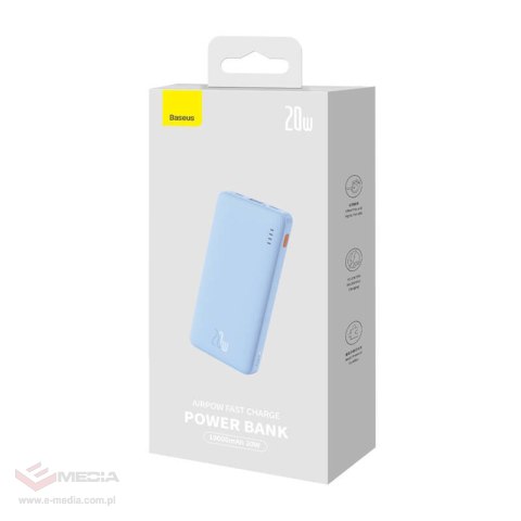 Powerbank BASEUS Airpow 10000mAh 20W (niebieski)