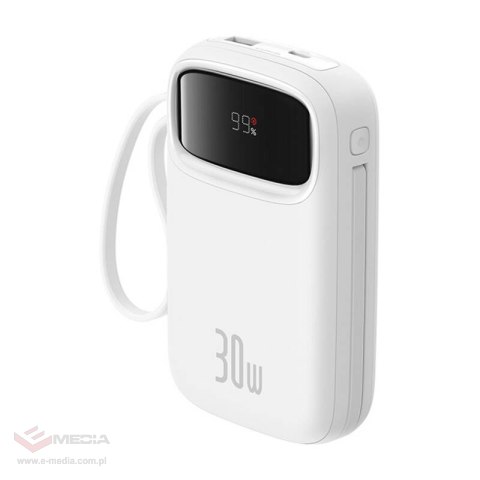 Powerbank BASEUS QPow 2 10000mAh 30W (biały)