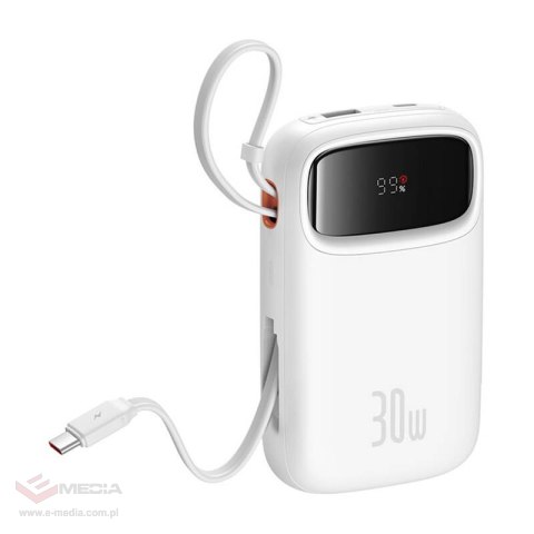 Powerbank BASEUS QPow 2 10000mAh 30W (biały)