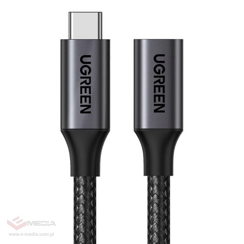 Kabel UGREEN US372 USB-C-USB-C 0.5m (czarny)