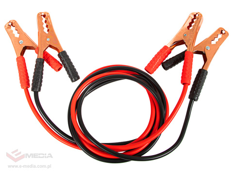 Jumper cables 200A 2m + car fuses mix large/ mini 20 pcs.